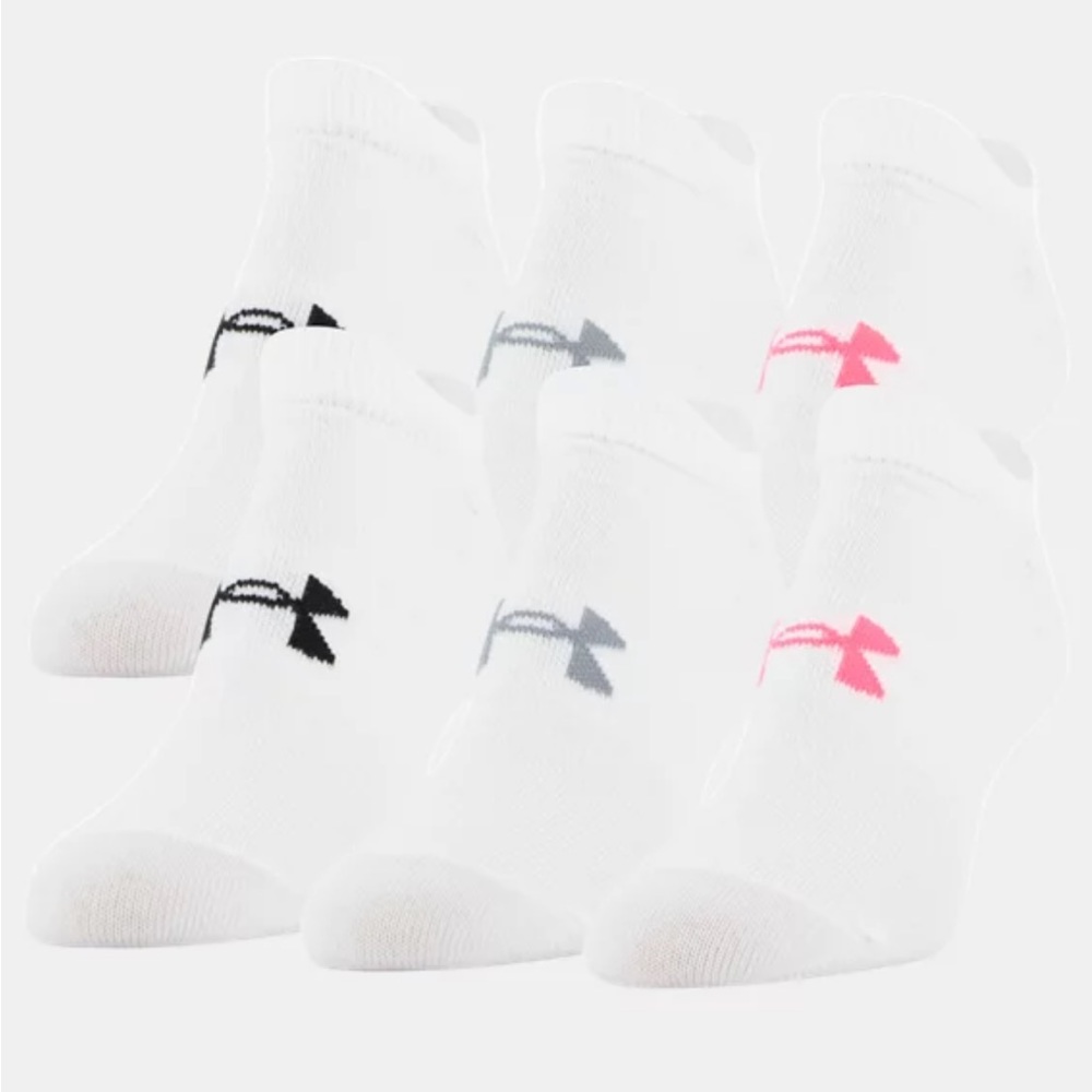 Brand new Umder Armour socks. 6 pairs of no show socks.